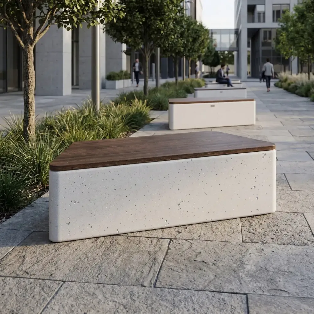 Acadia Bench (Red)