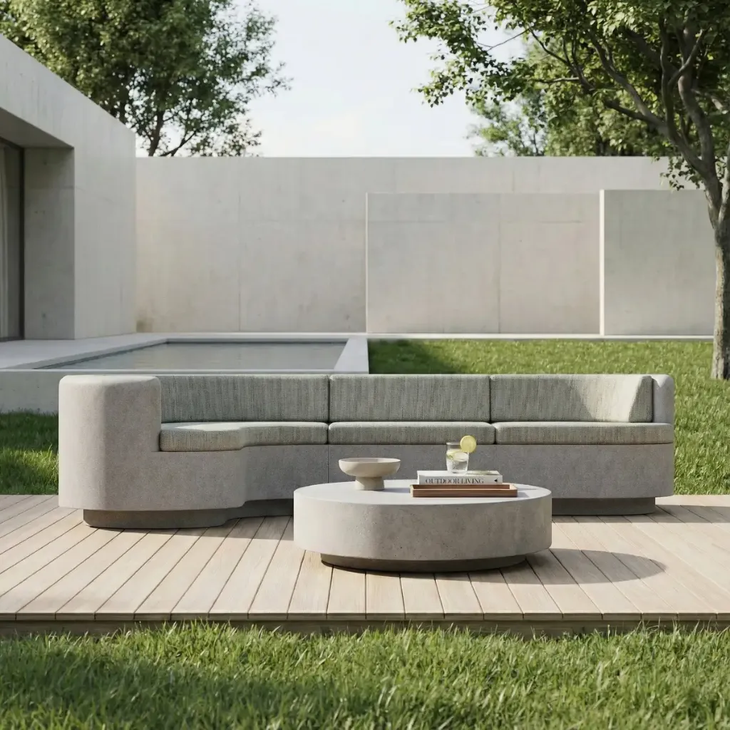 Mera Outdoor Sectional (Red)