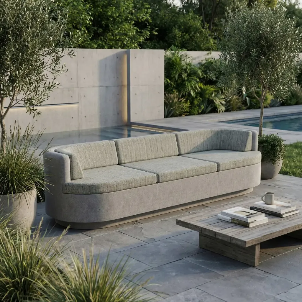 Strom Outdoor Sofa (Red)