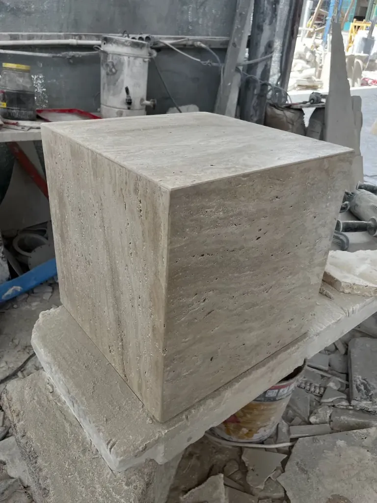 Alaris Travertine Cube